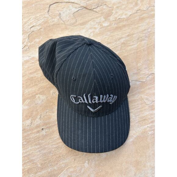 Callaway Black Baseball Cap - Golf Equipment Sports Strapback Hat - One Size CC - Picture 1 of 2
